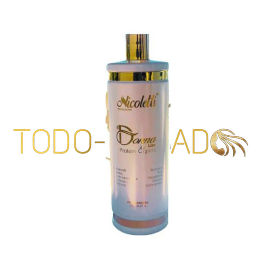 Pack PRO 1 Litro Nicoletti - Donna Liss - Alisado proteinado con tanino + plancha de pelo alisado extrem