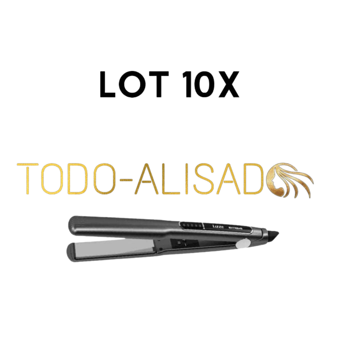 Lote 10 x Plancha Lizze Extreme Titanio