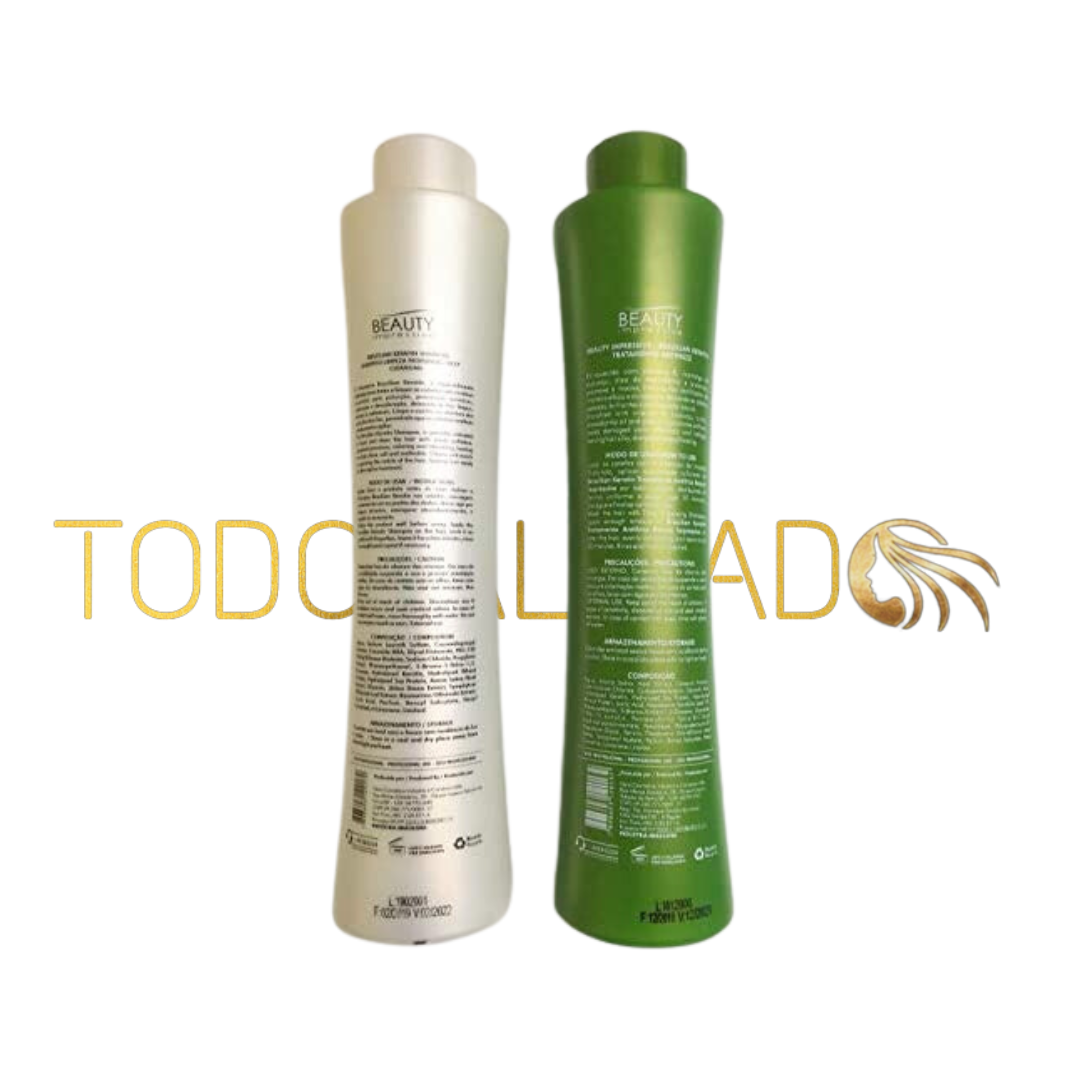 Kit 1 Litro Beauty Impressive Brazilian Keratin