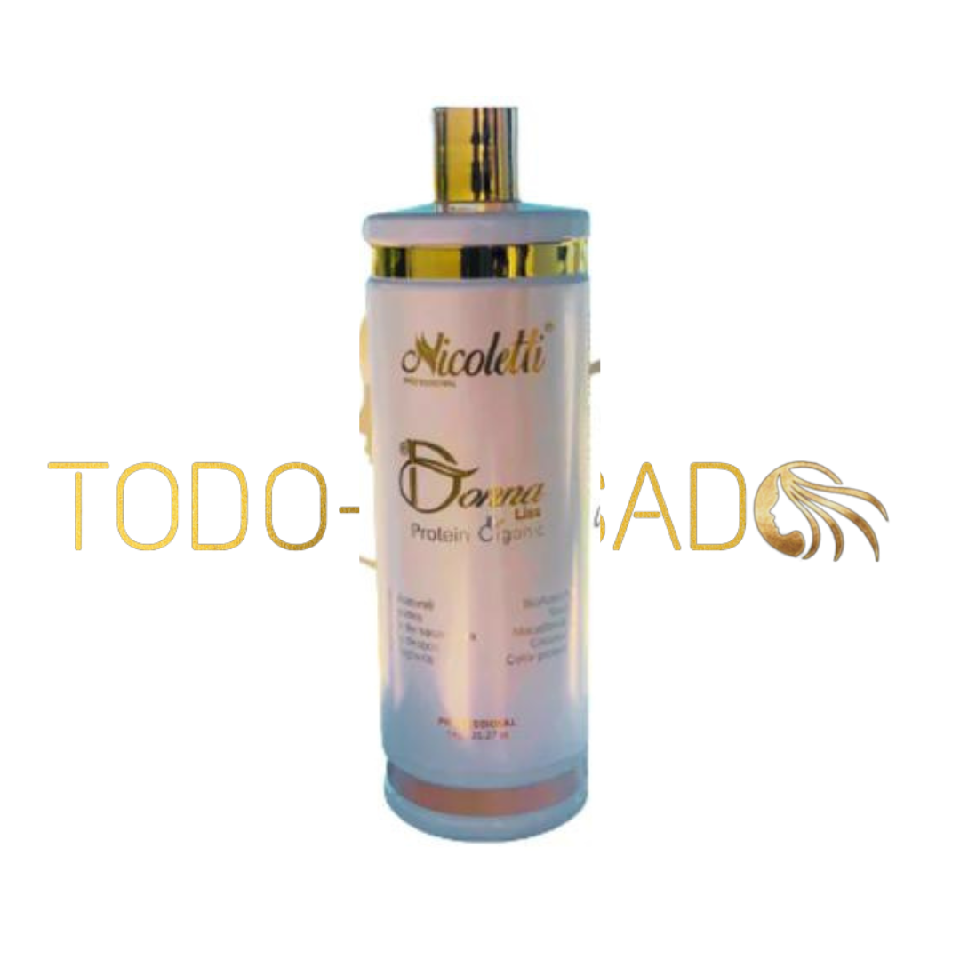 1 Litro Nicoletti - Donna Liss - Alisado proteinado con tanino (nuevo envase)